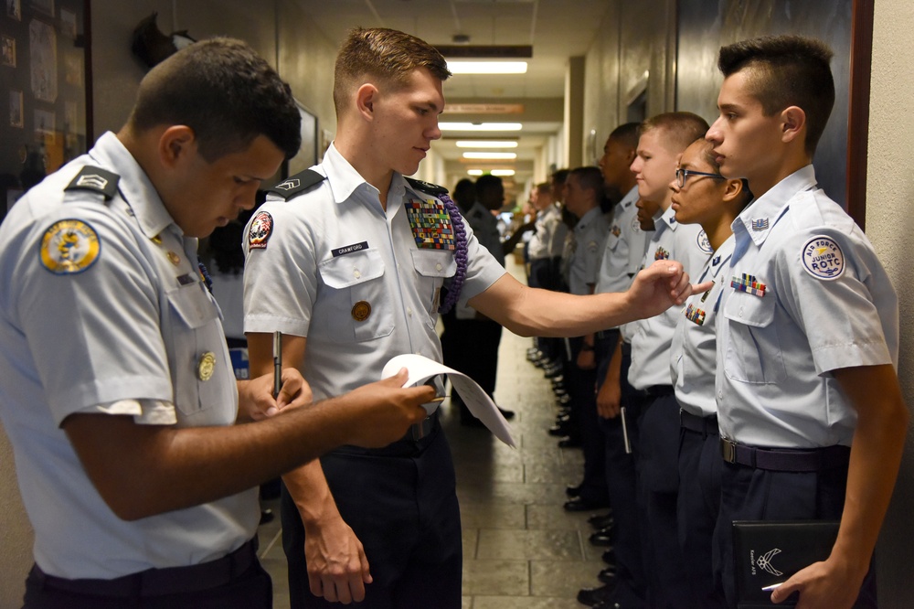 Junior ROTC cadets attend leadership course