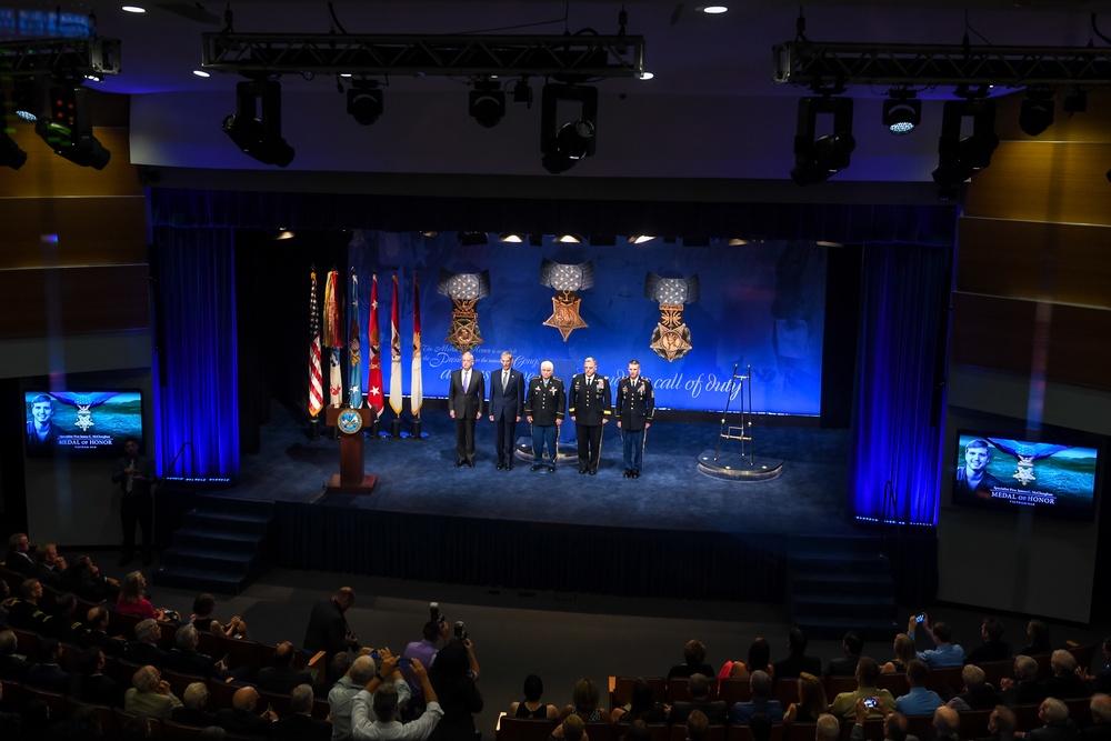 Medal of Honor Induction Ceremony of Former U.S. Army Spc. 5 James C. McCloughan