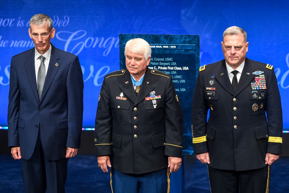 Medal of Honor Induction Ceremony of Former U.S. Army Spc. 5 James C. McCloughan