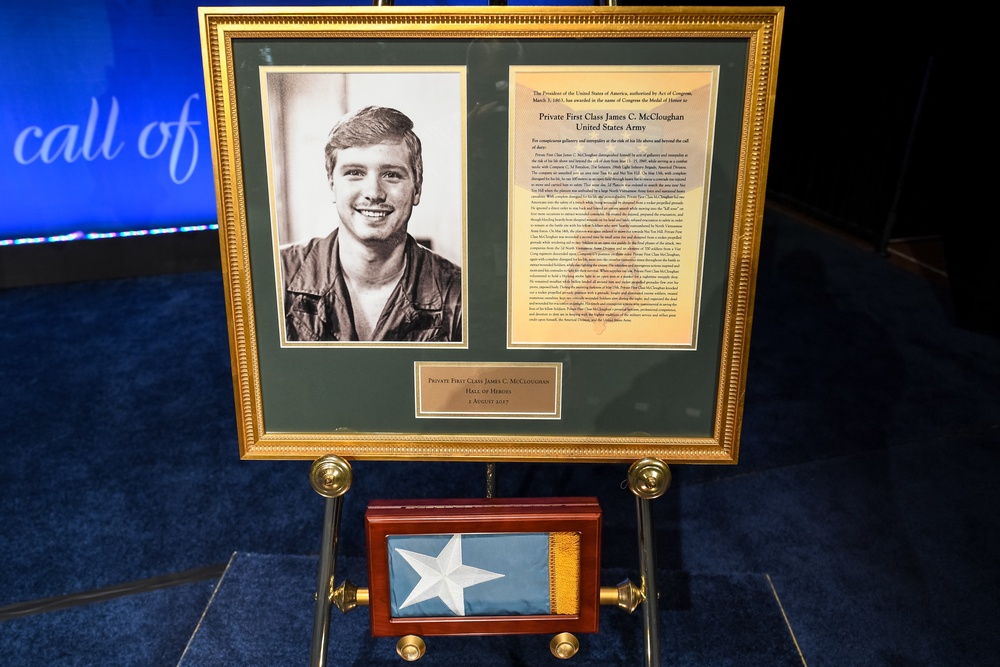 Medal of Honor Induction Ceremony of Former U.S. Army Spc. 5 James C. McCloughan