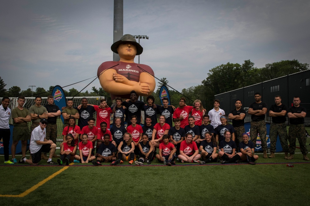RS Portsmouth Marines run Mass. soccer leadership academy