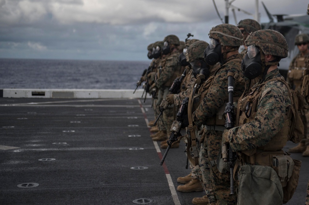 USS San Diego (LPD 22) Live-Fire Exercise Training