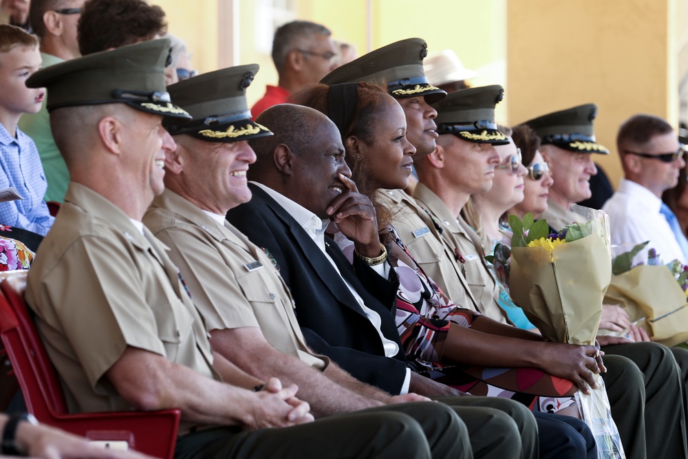 U.S Marine Corps Recruit Depot San Diego 1st Recruit Traing Battalion Change of Command