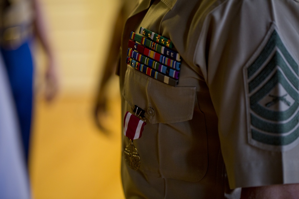 Marine Corps Recruit Depot San Diego MSgt Roberts Retirement