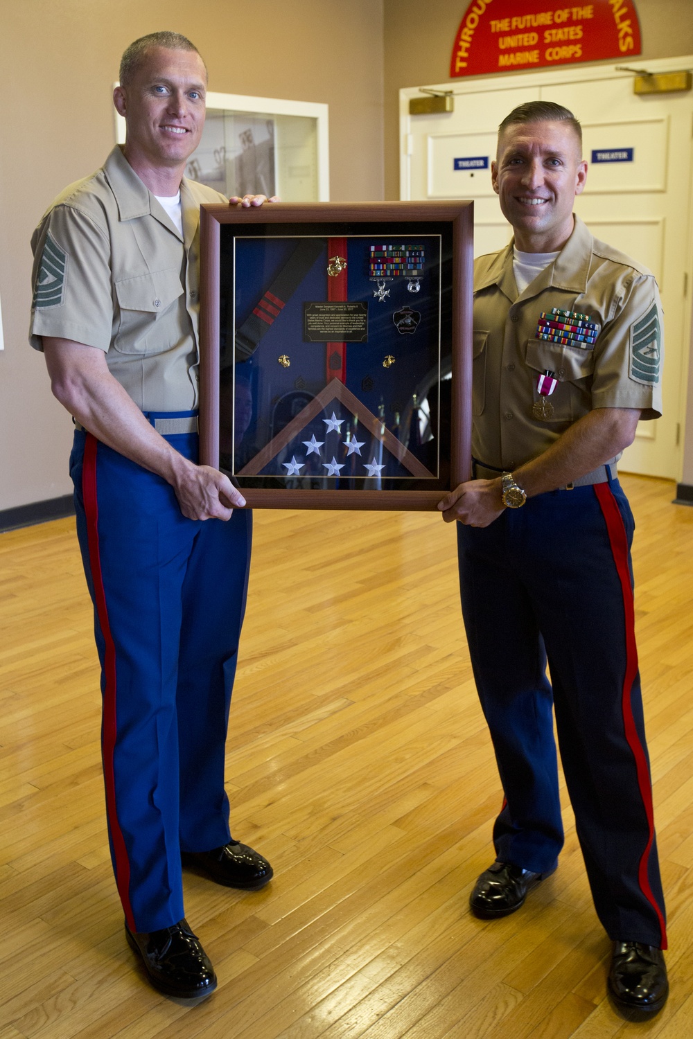 Marine Corps Recruit Depot San Diego MSgt Roberts Retirement
