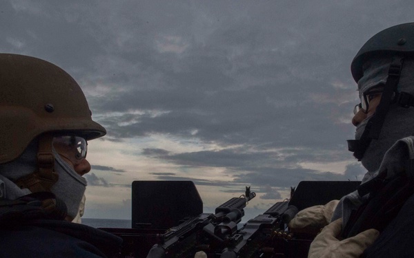 USS San Diego (LPD 22) Sailors Man SCAT