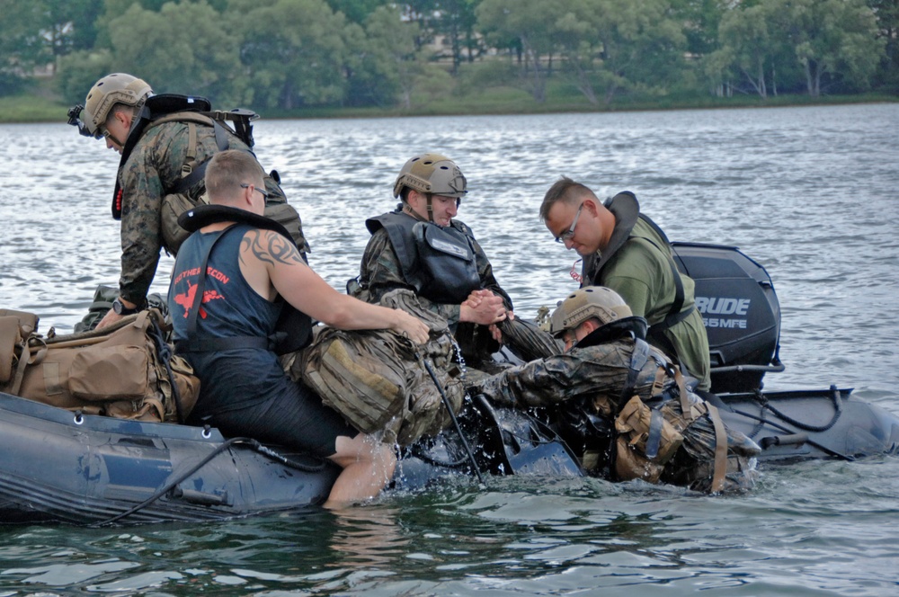 Marine HELO CAST at Camp Grayling