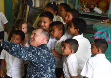 Navy Seabees and Medical Experts help Honduran Students during Southern Partnership Station 2017