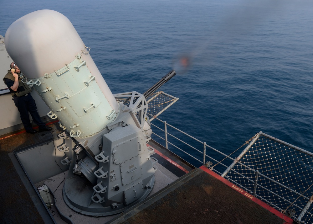 Nimitz Fires CIWS