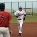 USA Military Baseball Team Pacific plays a game against Baseball First League Allstars from Osaka, Japan.