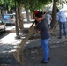 Marines and Sailors help restore War Memorial Park