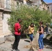 Marines and Sailors help restore War Memorial Park