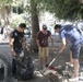 Marines and Sailors help restore War Memorial Park