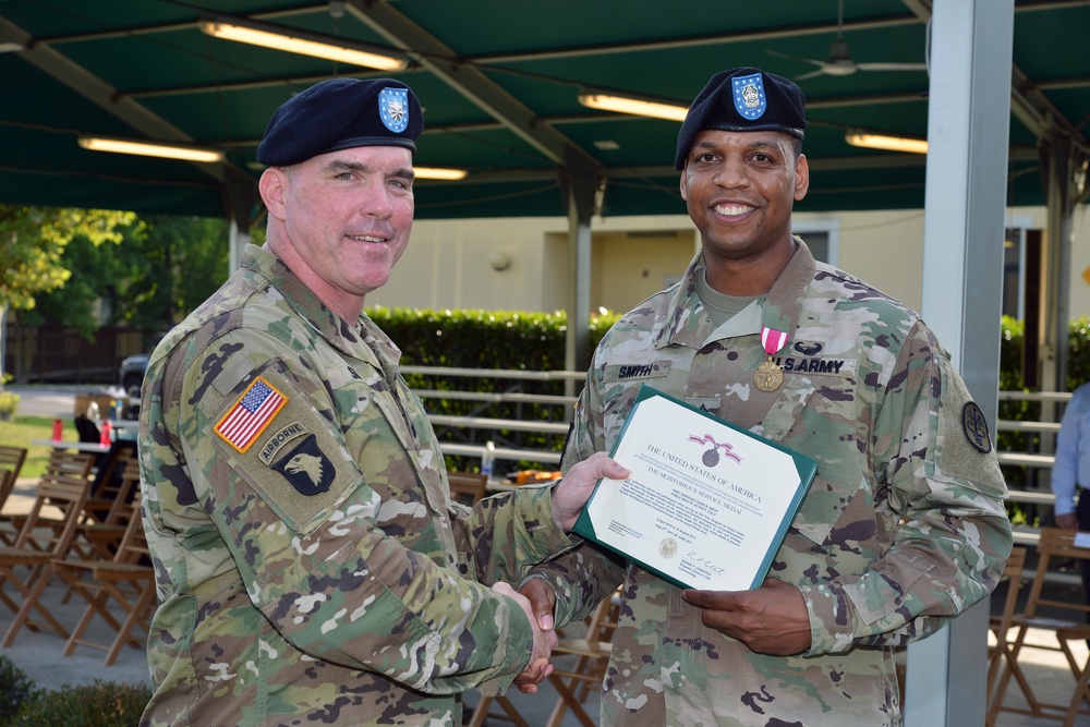 Change of Command and Change of Responsibility Ceremony, Public Health Activity Italy.