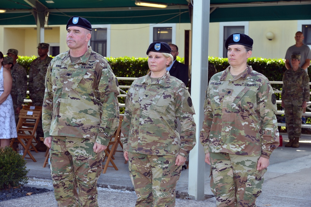 Change of Command and Change of Responsibility Ceremony, Public Health Activity Italy.