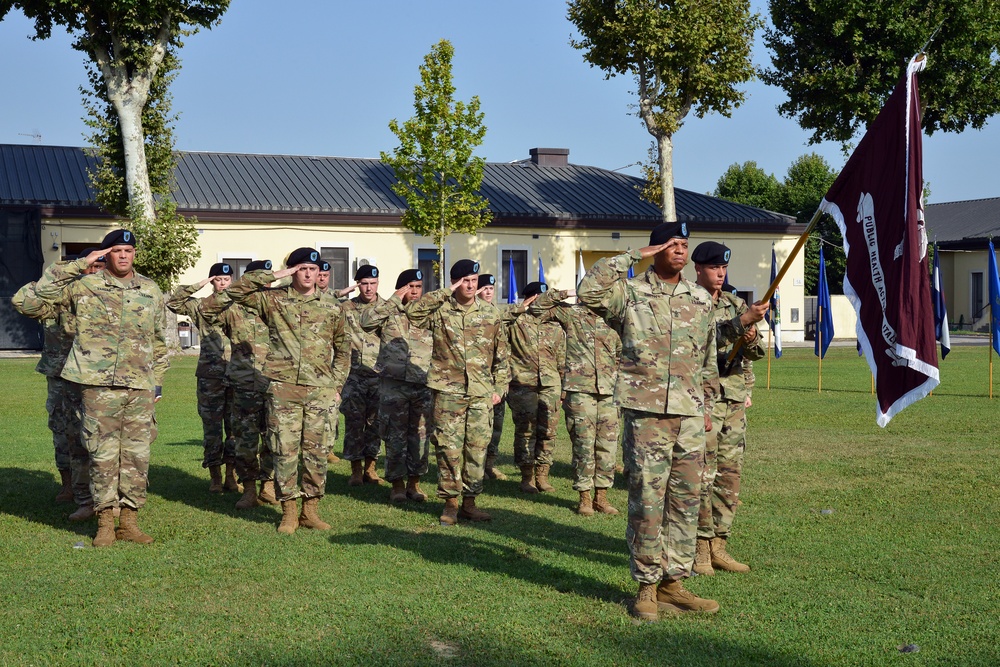 Change of Command and Change of Responsibility Ceremony, Public Health Activity Italy.