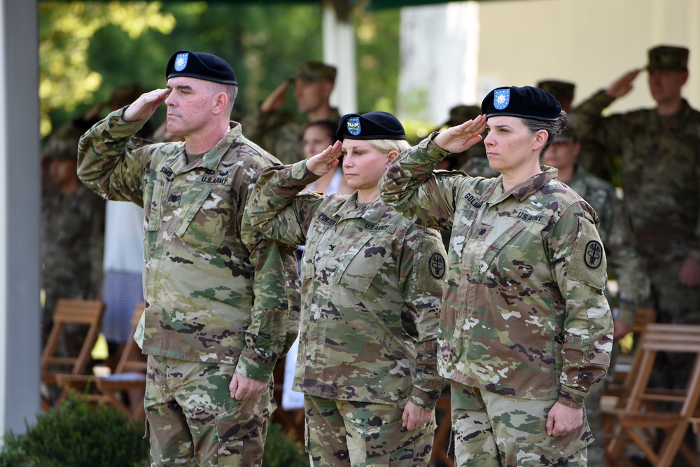 Change of Command and Change of Responsibility Ceremony, Public Health Activity Italy.