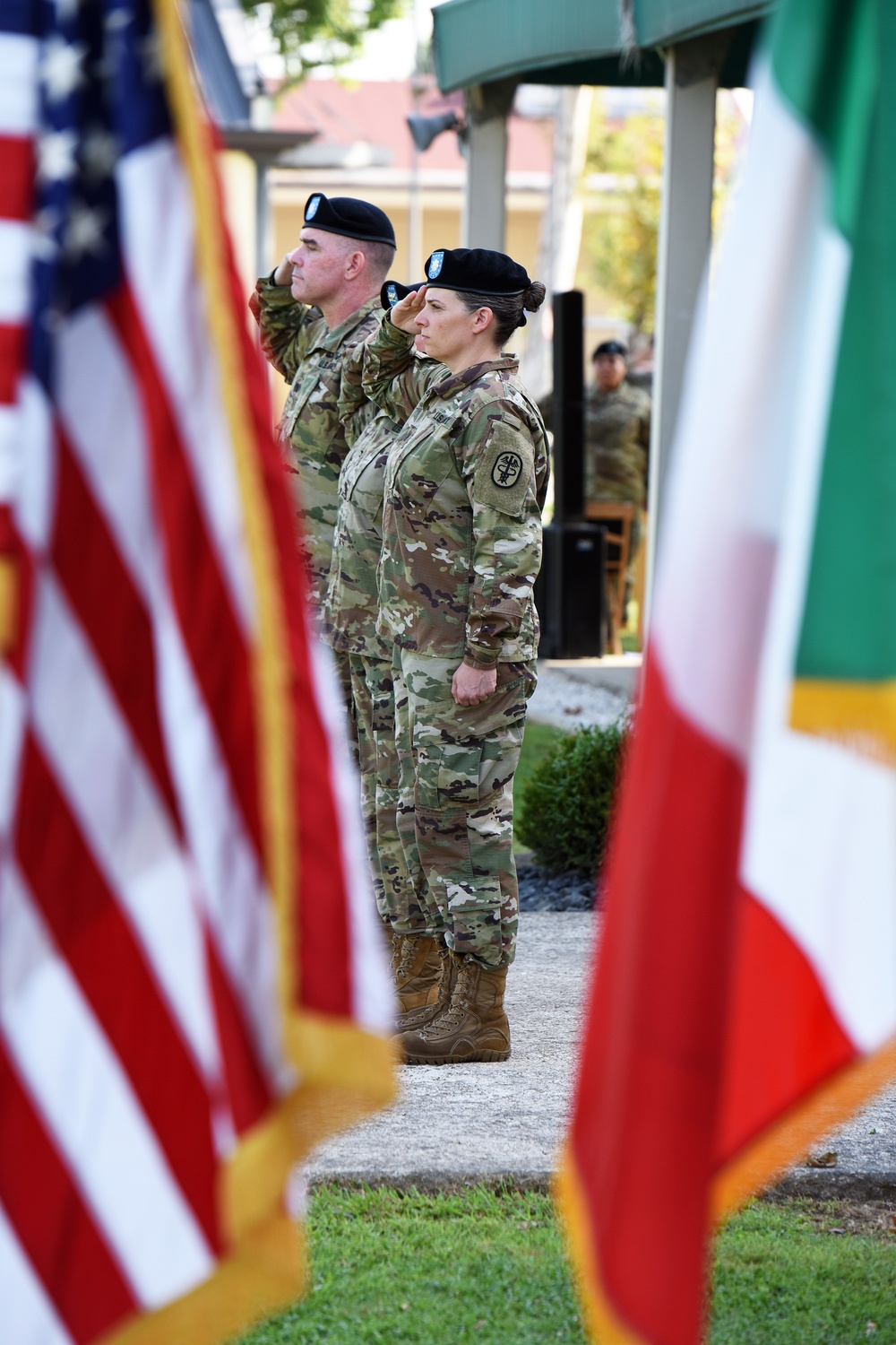 Change of Command and Change of Responsibility Ceremony, Public Health Activity Italy.