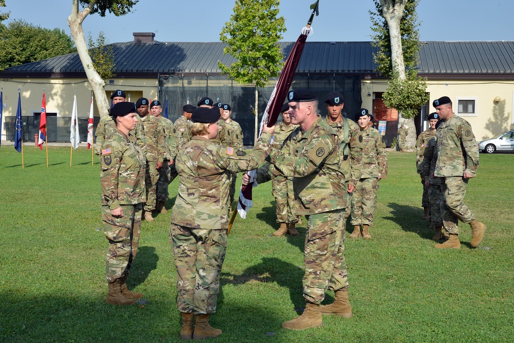 Change of Command and Change of Responsibility Ceremony, Public Health Activity Italy.