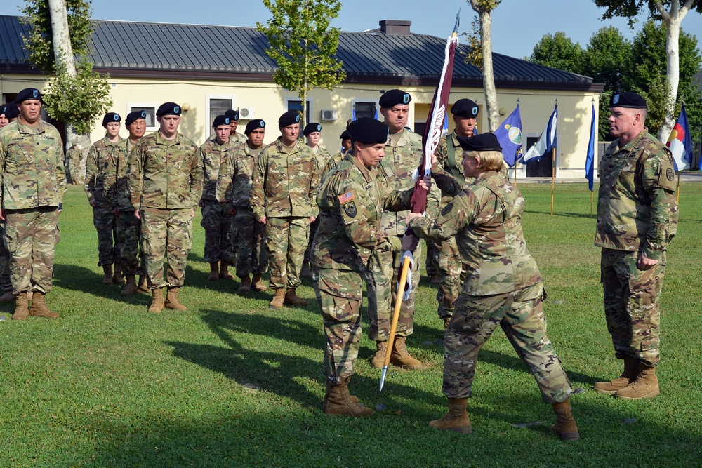 Change of Command and Change of Responsibility Ceremony, Public Health Activity Italy.