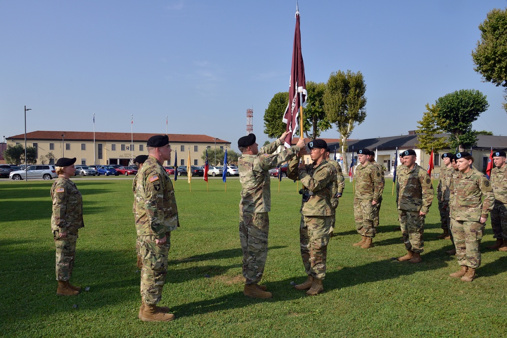 Change of Command and Change of Responsibility Ceremony, Public Health Activity Italy.