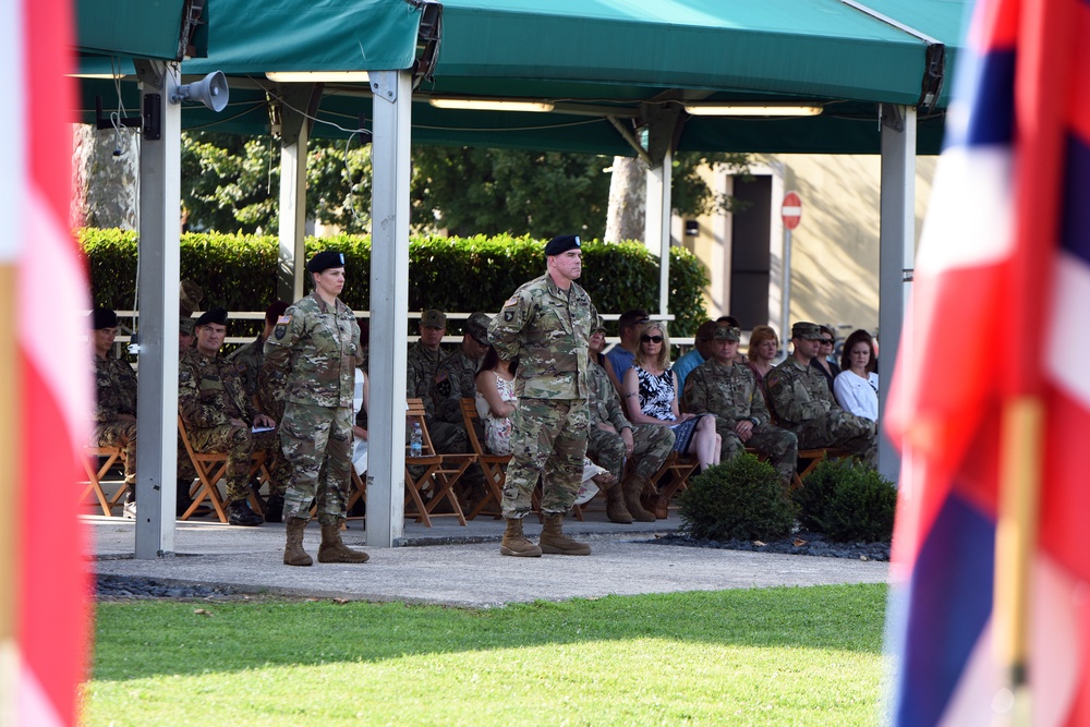 Change of Command and Change of Responsibility Ceremony, Public Health Activity Italy.