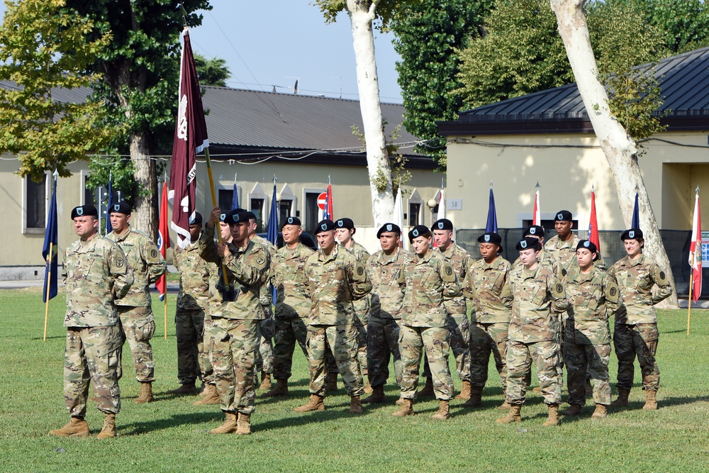 Change of Command and Change of Responsibility Ceremony, Public Health Activity Italy.