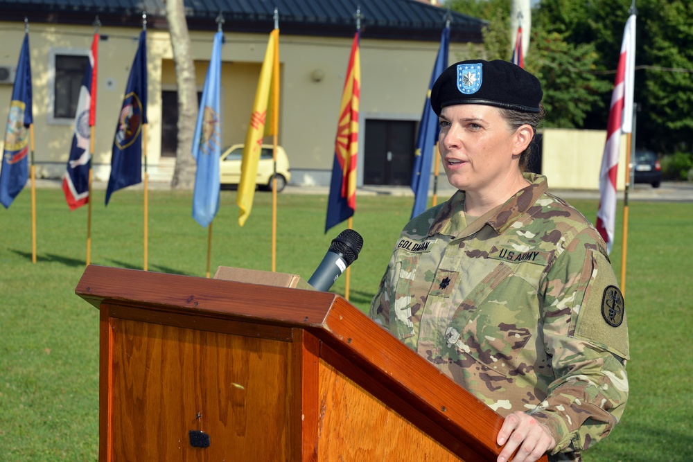 Change of Command and Change of Responsibility Ceremony, Public Health Activity Italy.