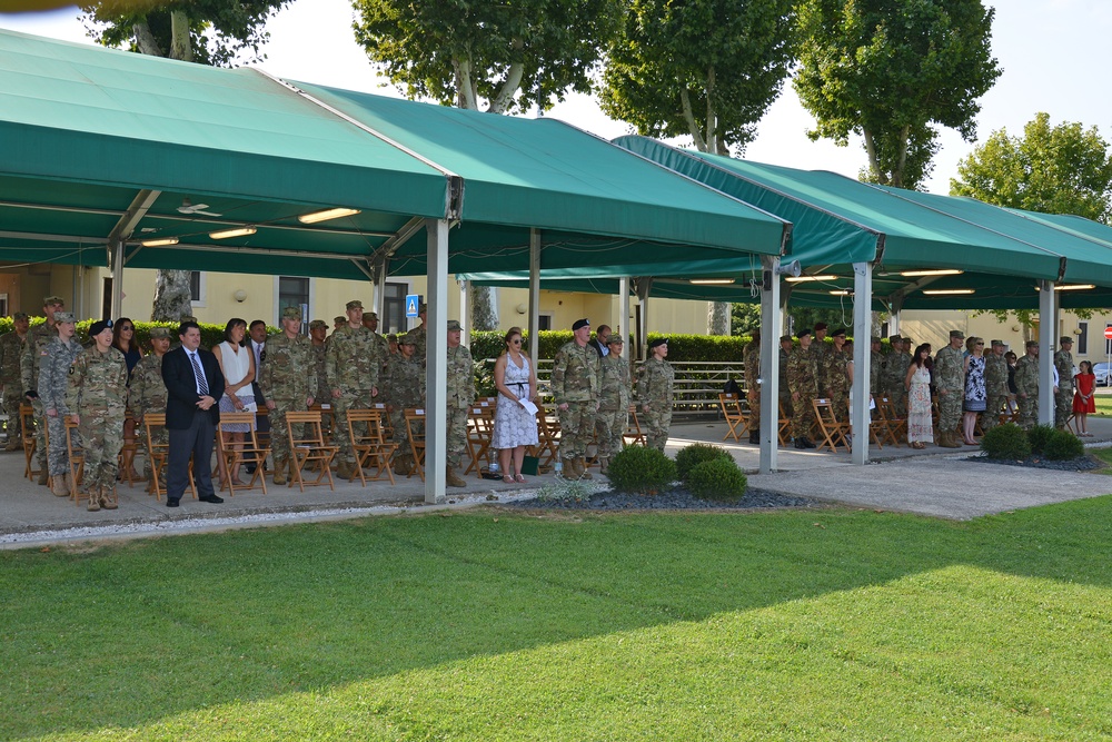 Change of Command and Change of Responsibility Ceremony, Public Health Activity Italy.