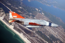 QF-4 Phantom II in-flight over Tyndall AFB, Fla.