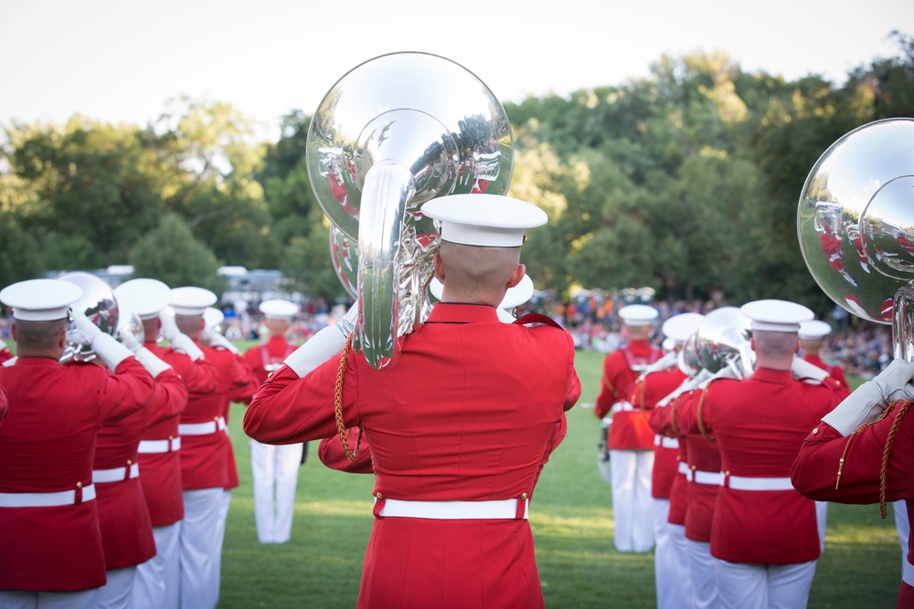 Marine Barracks Washington Sunset Parade July 25, 2017