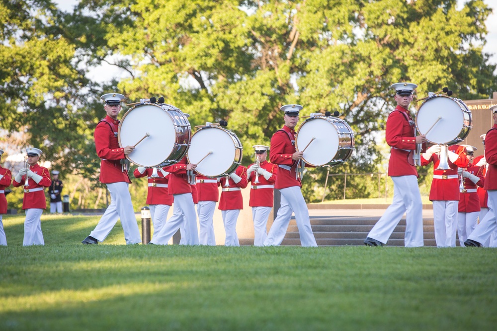 Marine Barracks Washington Sunset Parade July 25, 2017