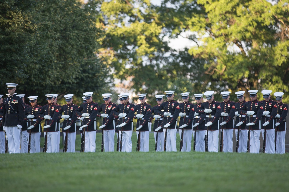 Marine Barracks Washington Sunset Parade July 25, 2017