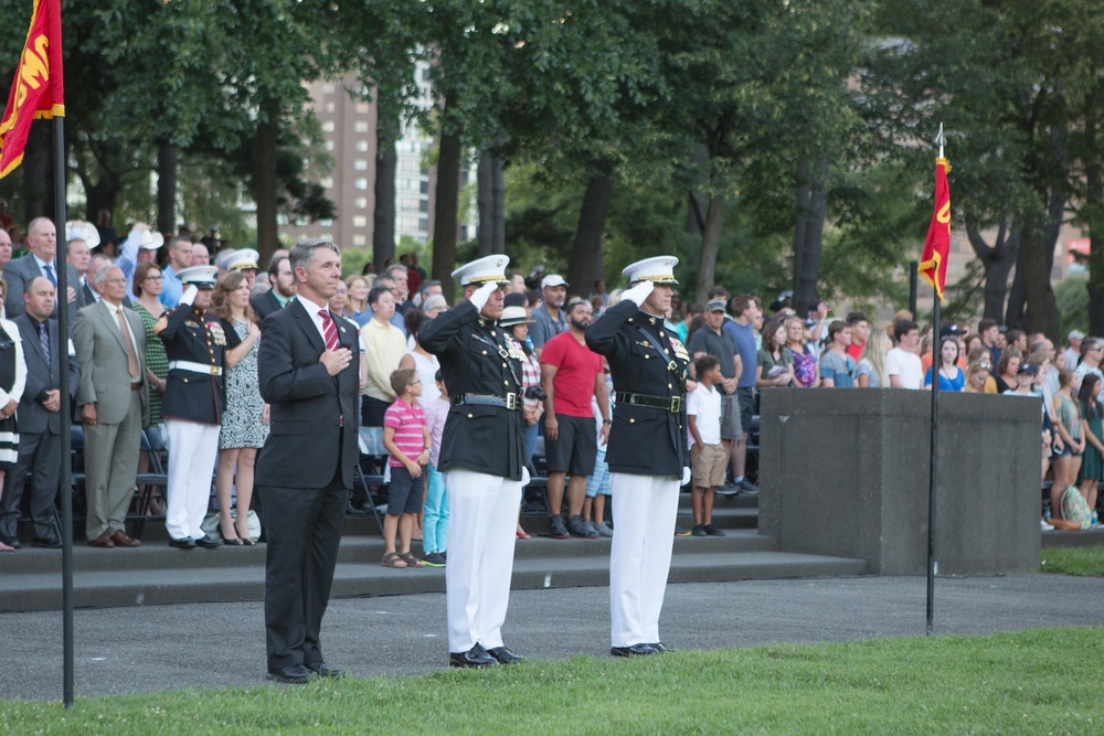 Marine Barracks Washington Sunset Parade July 25, 2017