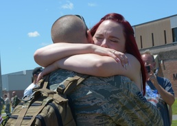 Connecticut Air National Guardsmen Return Home