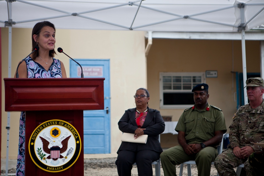 SPMAGTF-SC Marines hold opening ceremony for Price Barracks hospital project