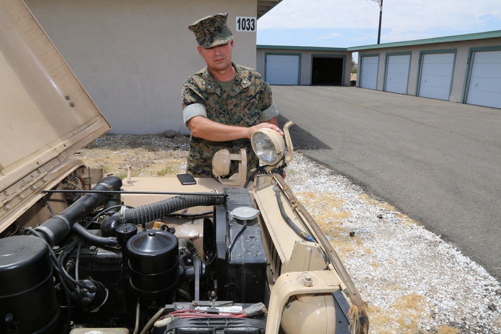 Marine officer restores history on wheels aboard MCLB Barstow