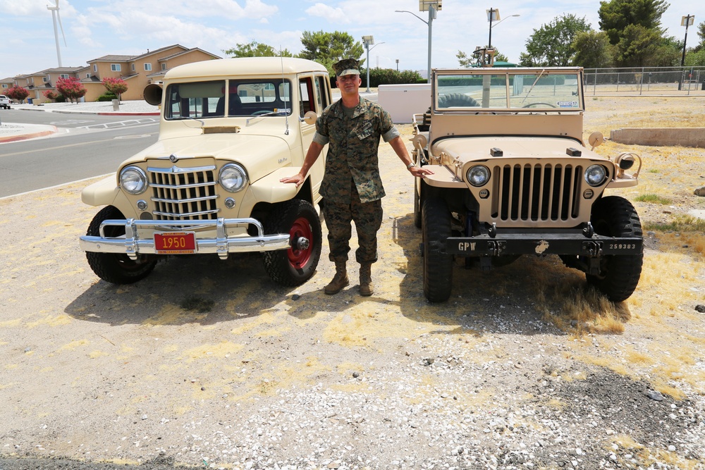 Marine officer restores history on wheels aboard MCLB Barstow