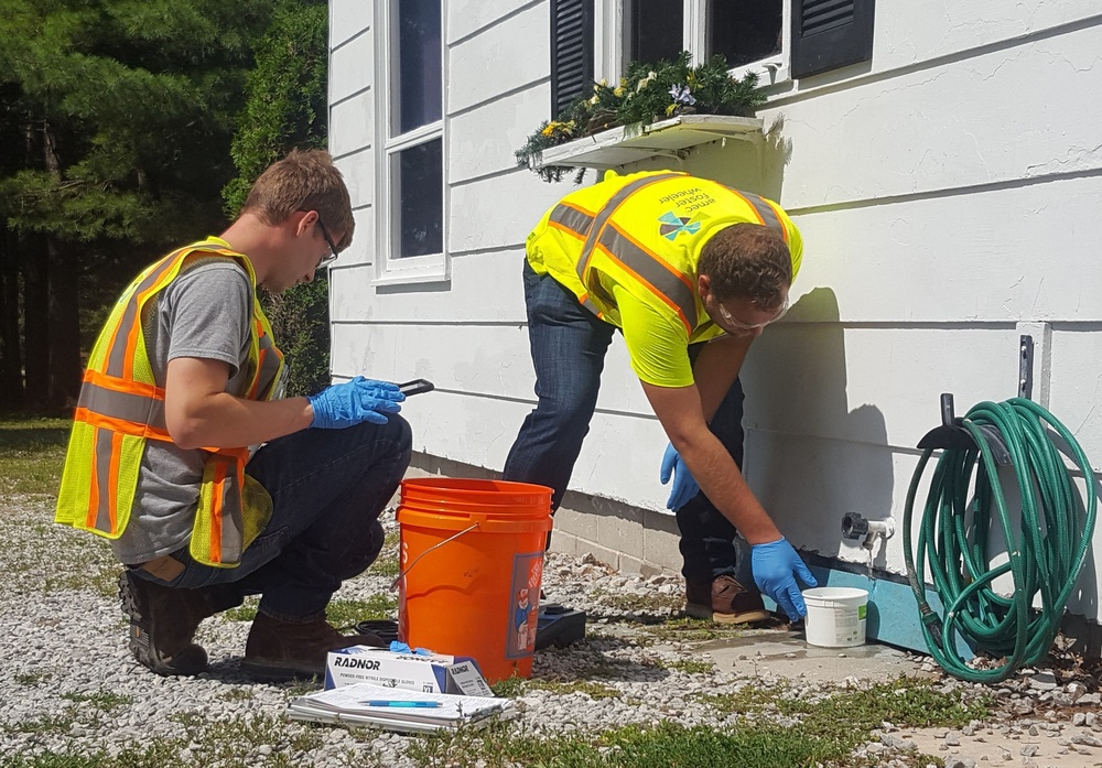 AFCEC conducts follow-on drinking water sampling at former Michigan base