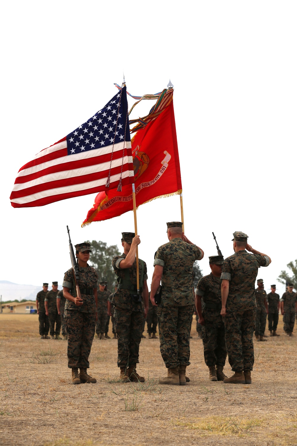 SPMAGTF-CR-AF Aviation Combat Element Conducts Transfer of Authority Ceremony