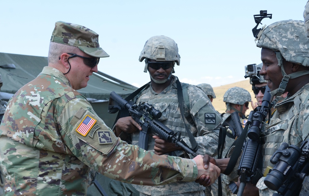 Engineers in Georgia visited by Brig. Gen. Blackstock