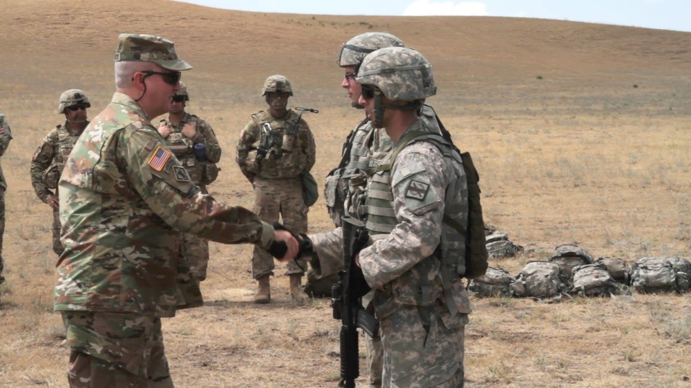 Engineers in Georgia visited by Brig. Gen. Blackstock