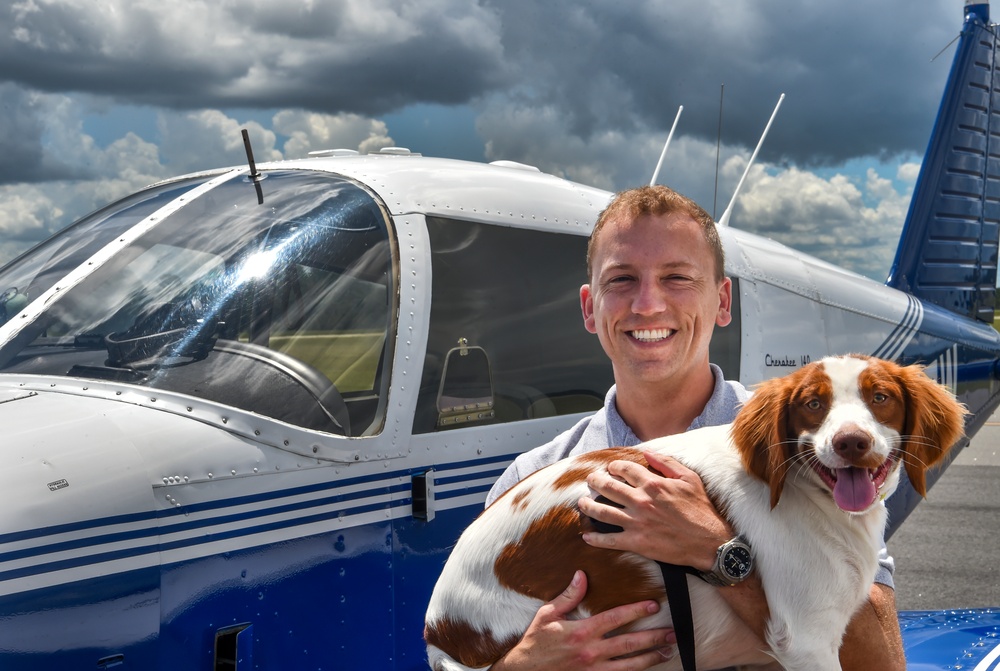 Pilot volunteers time transporting precious cargo