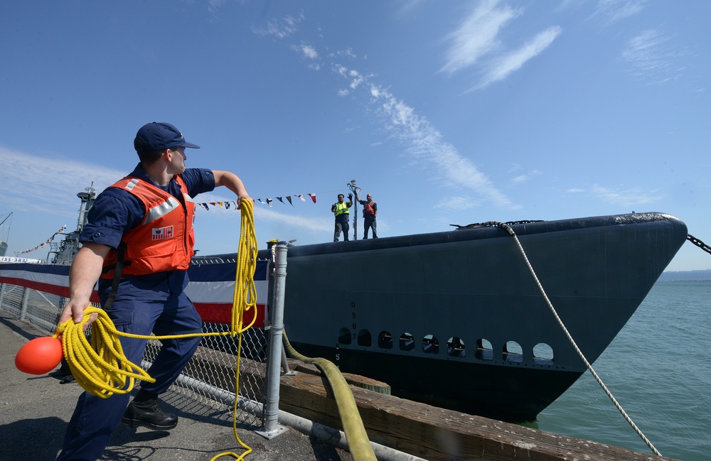 Coast Guard, USS Pampanito partner to preserve history
