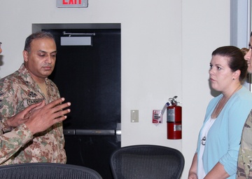 US, Pakistan service members share post-blast analysis information