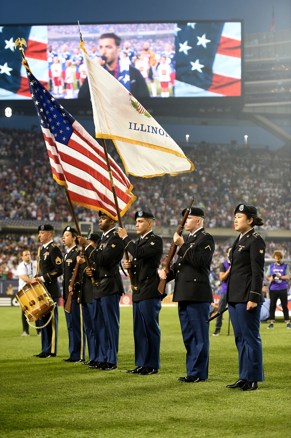 U.S. Army kicks off the MLS All-Star game vs. Real Madrid
