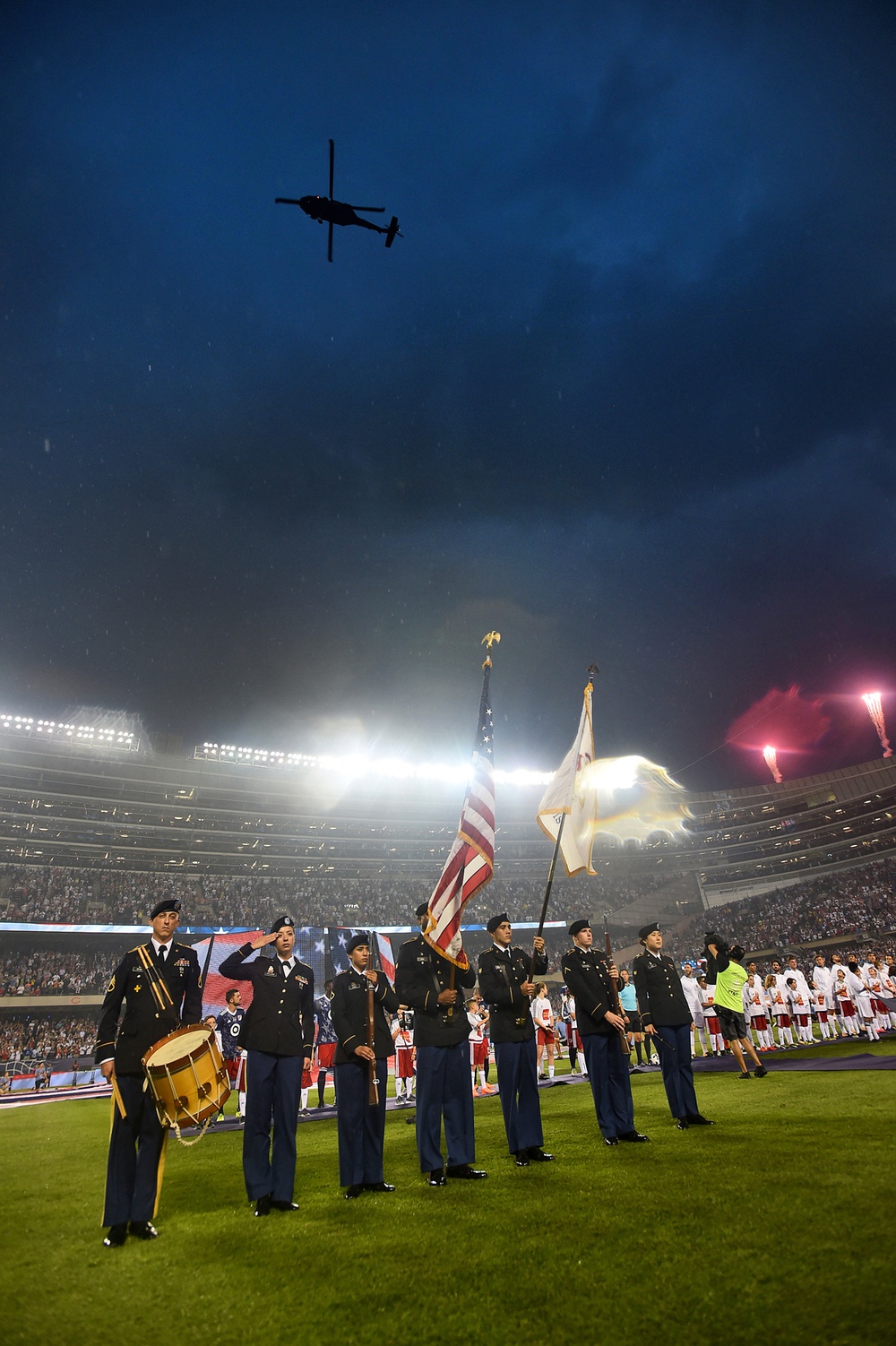 U.S. Army kicks off the MLS All-Star game vs. Real Madrid