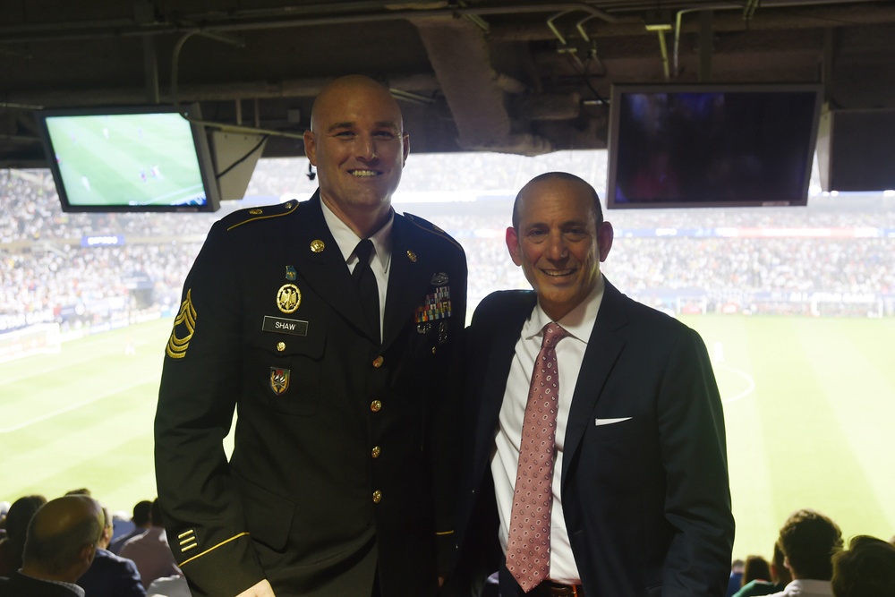 U.S. Army kicks off the MLS All-Star game vs. Real Madrid