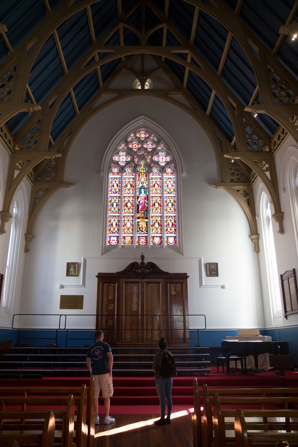 Marine visit the Brisbane Grammar School