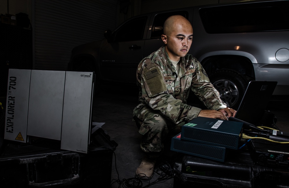 Island warrior: Guam combat communicator delivers mobile networks from center of airpower
